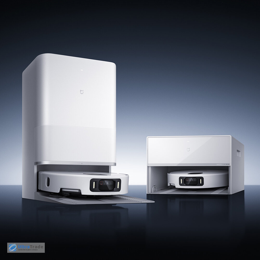 Роботы-Пылесосы Xiaomi Робот пылесос Xiaomi Mijia Sweeping Robot 5 Pro (Модель OV21CN) Версия бака для воды, Сила всасывания 23000 Па