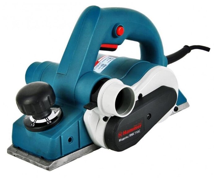 Рубанок электрический HAMMER PREMIUM RNK710С 710 Вт 16000 об/мин нож 82 мм срез до 2.6 мм