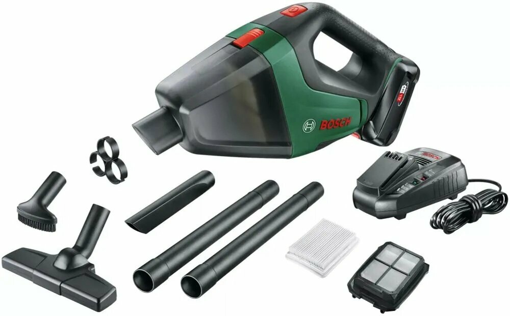 Аккумуляторный пылесос Bosch UniversalVac 18V (аккумулятор 2.5 Ah зарядное устройство )