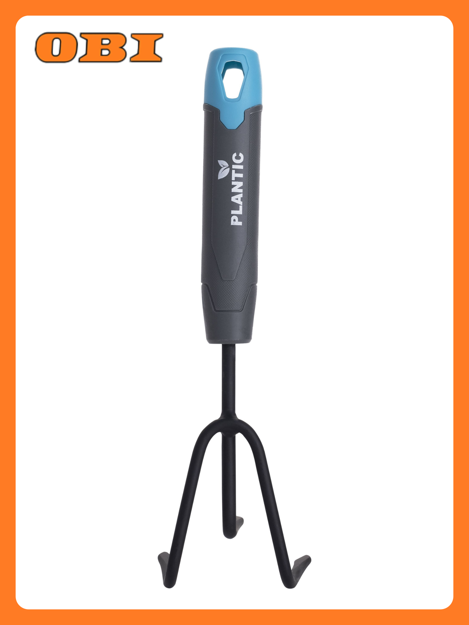 Культиватор Plantic Ergo Light металл пластик черный 170 г