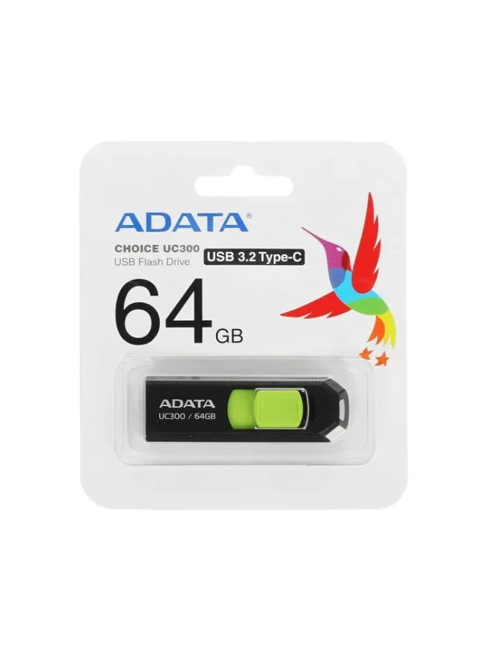 Накопитель USB 3.2 64GB ADATA UC300 Type-C