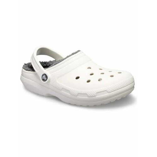фото Сабо crocs classic lined clog, размер m7w9, белый