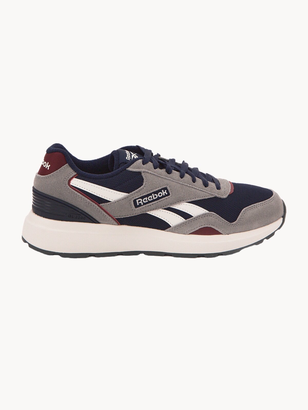 Кроссовки Reebok GL 1100, размер 8 US, синий/серый/бордовый