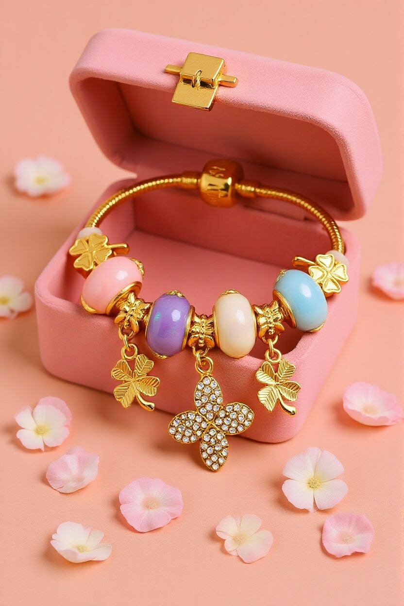 Браслет, 1 шт., размер one size, black — фото 1