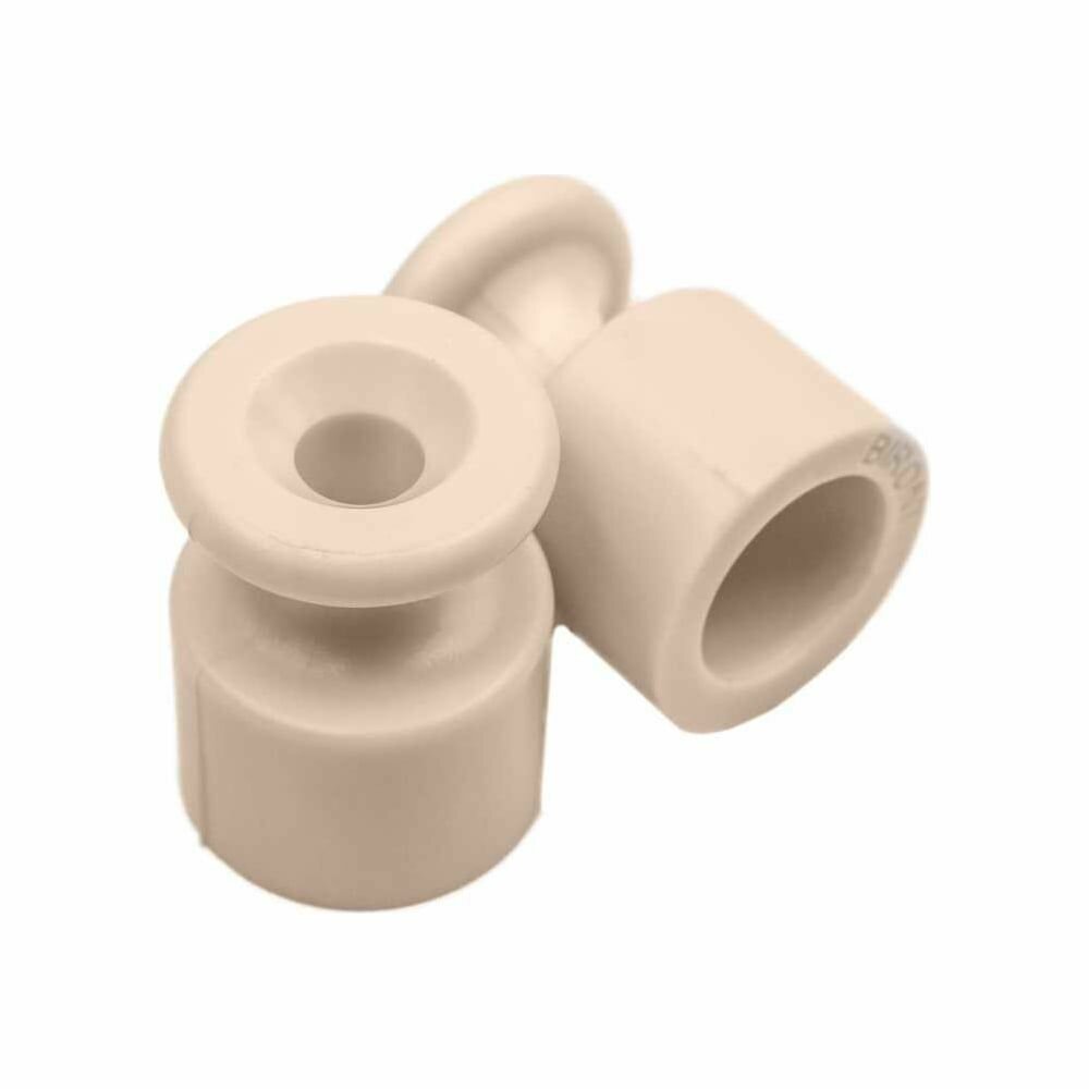 Изолятор для наружного монтажа пластик песочн. зол. (уп.10шт) Bironi B1-551-24-10