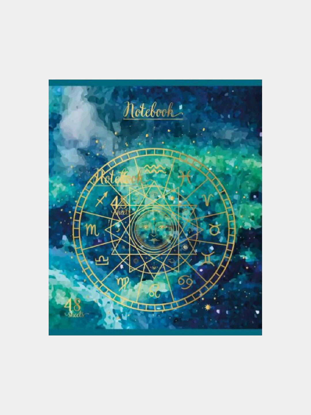 Тетрадь, А5, 48 листов, клетка, Гороскоп, 5 шт — фото 1