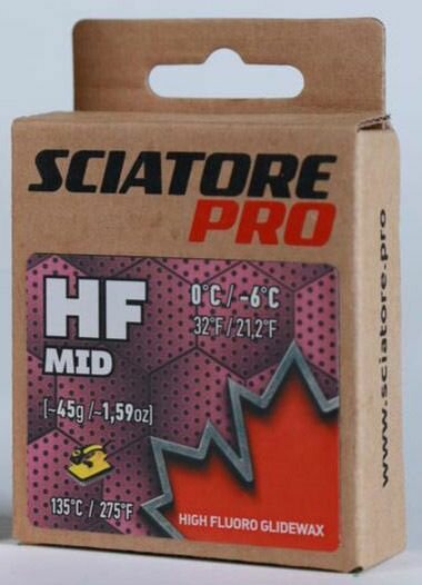 Парафин лыжный Sciatore HF Mid (0/-6) 45г — фото 1