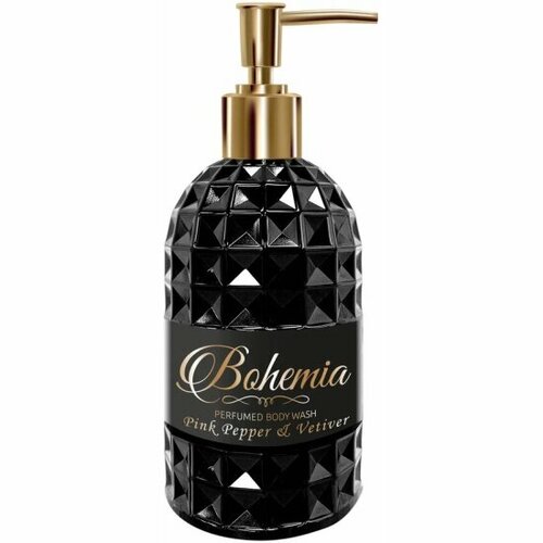 Парфюмированный гель для душа, Вишня и табак, Bohemia, 500 мл, дозатор