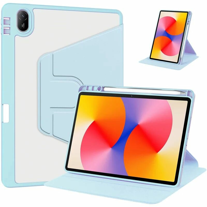 Умный чехол для Huawei MatePad SE 11 дюймов 2024 AGS6-W00 стенд вращающийся кожаный магнитный с карандашом держатель для MatePad SE 11" AGS6-W09 с автопробуждения корпуса планшета