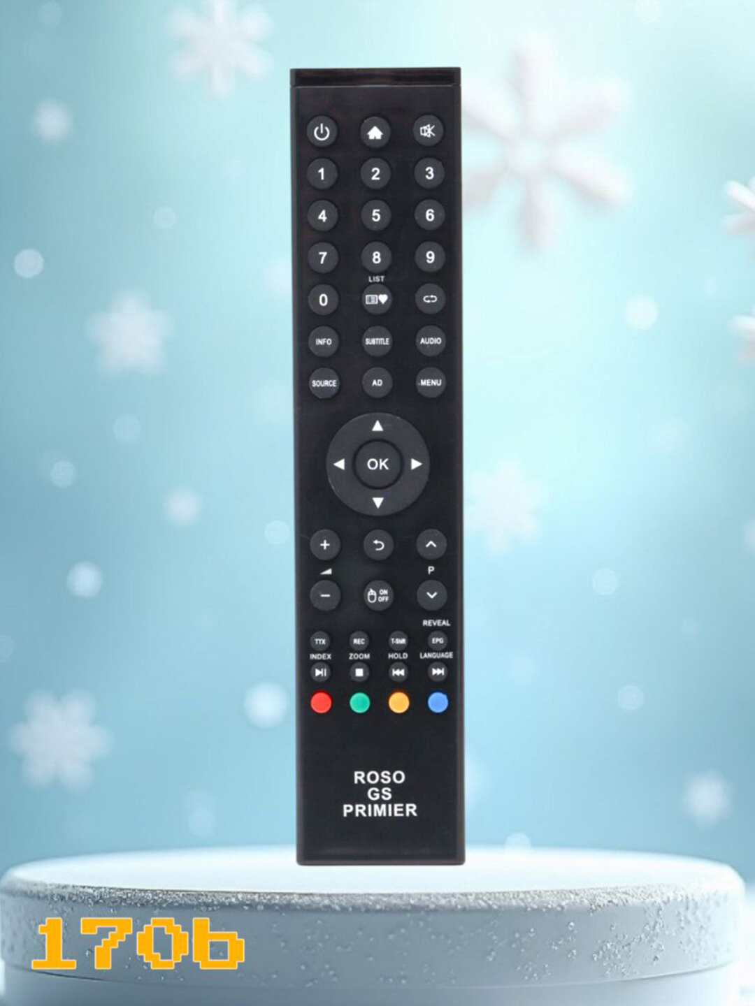 Пульт дистанционного управления Rosso Premier, для ТВ, ИК, батарейки