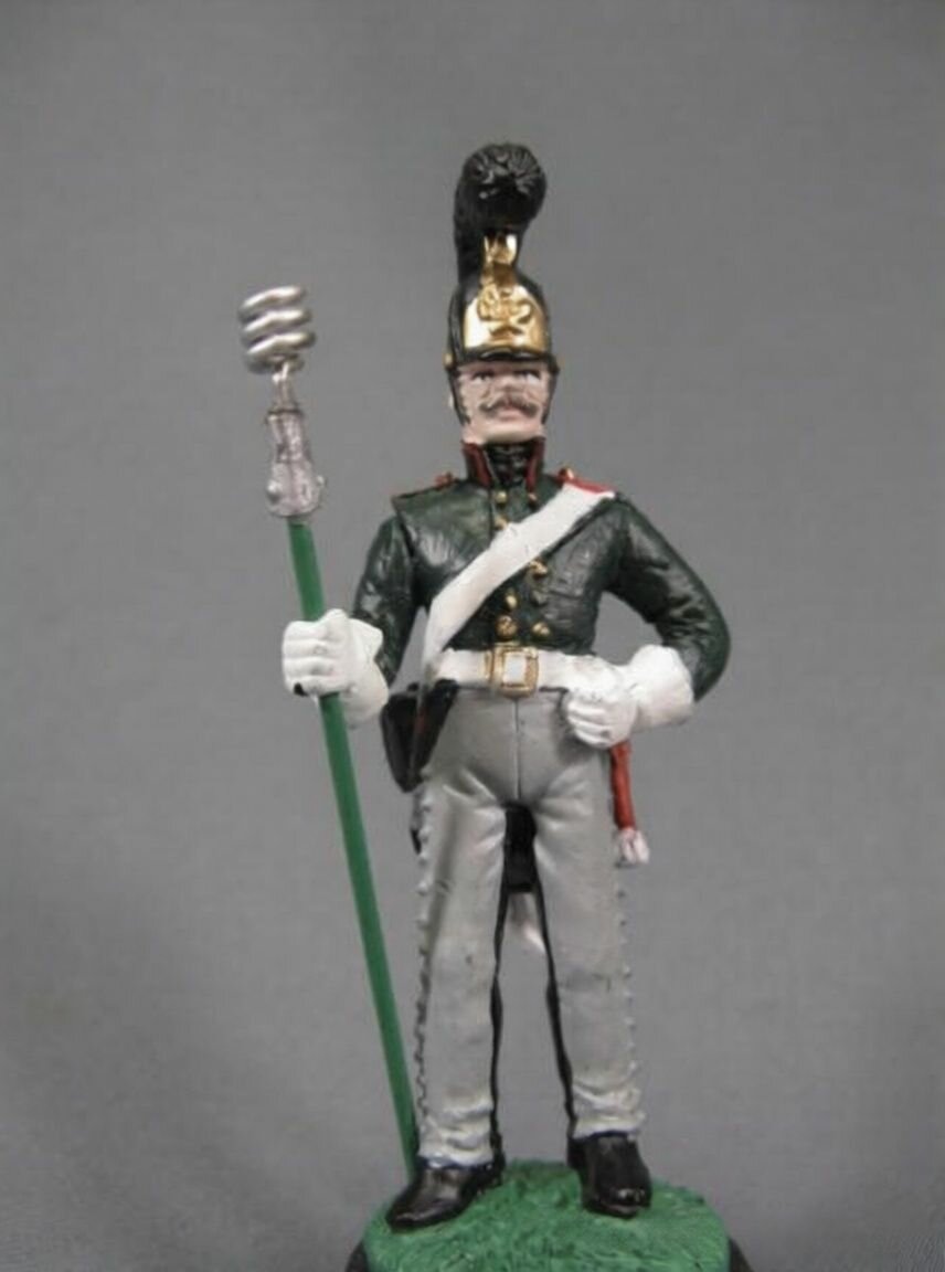 Оловянный солдатик Рядовой армейской конной артиллерии, 1806-1807 гг.
