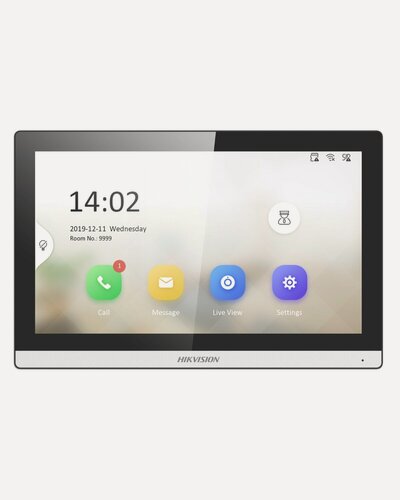 Изображение товара Видеодомофон HIKVISION DS-KH6350-TE1, TFT LCD экран, цветной, 7 дюймов