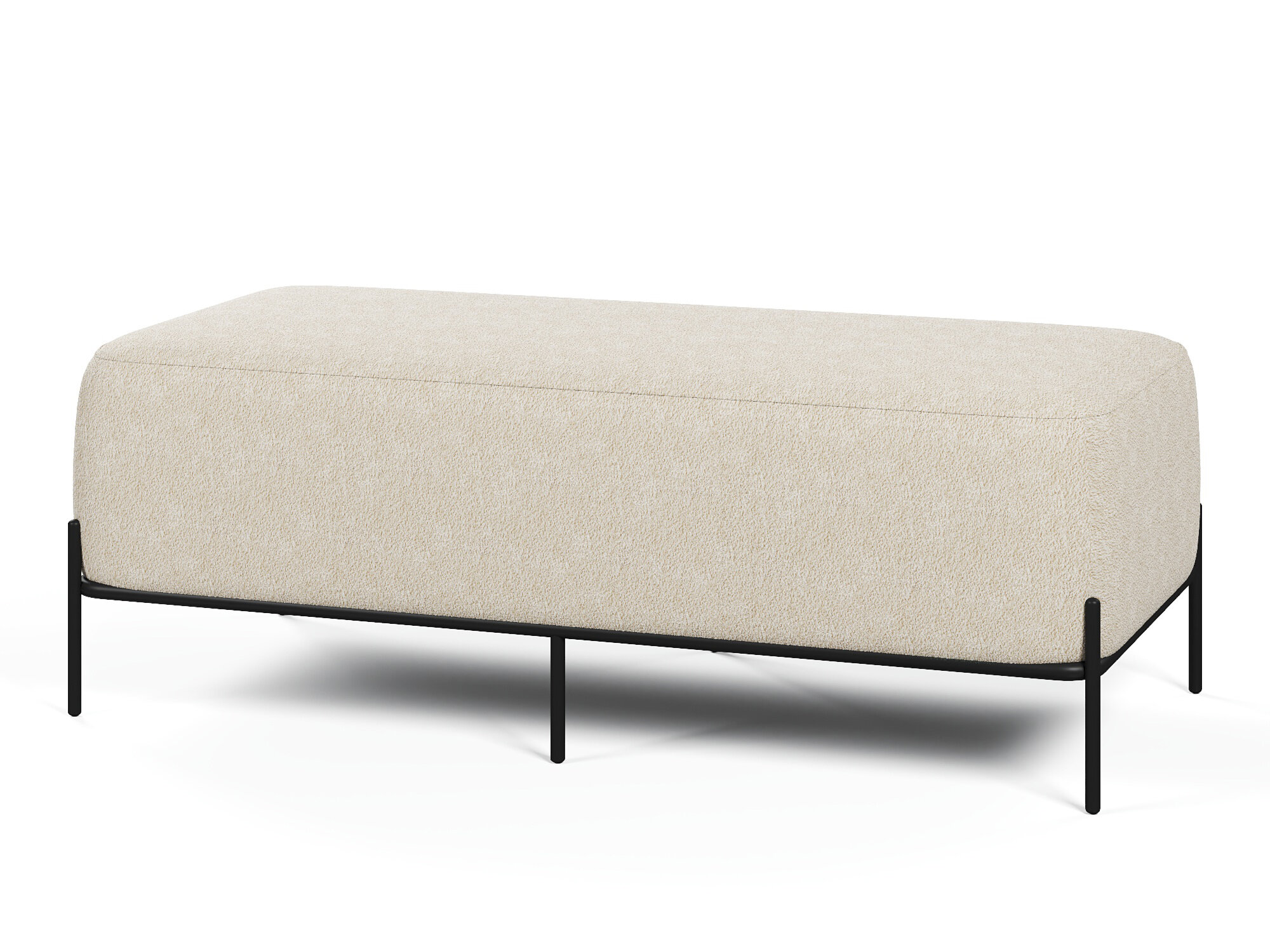 Банкетка Gufo Maxi Bravo Camby 07 (110х52х42 см) букле цвет бежевый