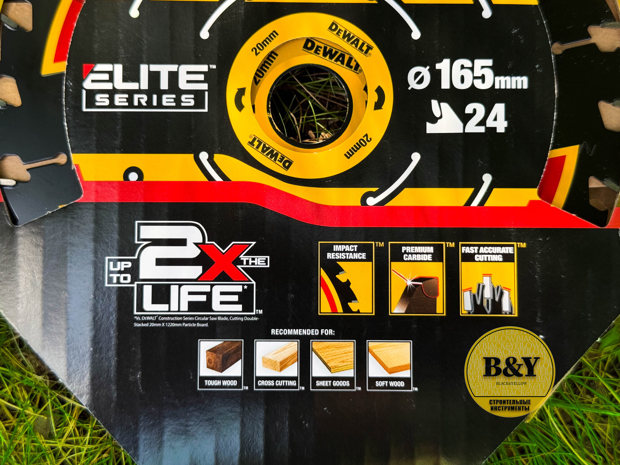 Пильный диск DEWALT EXTREME DT10624 165*20 мм 24 зуба для дерева — фото 1