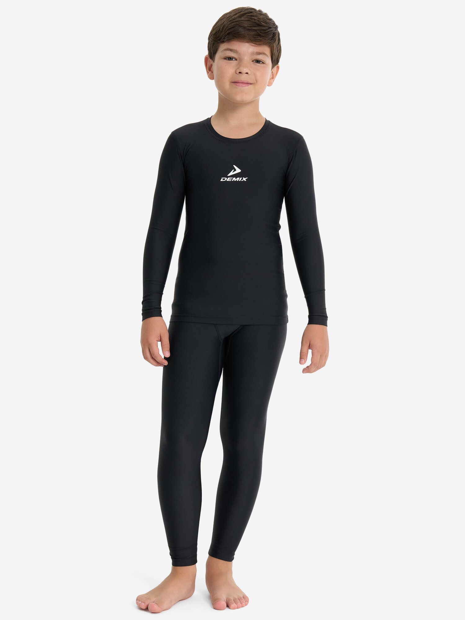 Рашгард Demix, размер 134-140, черный — фото 1