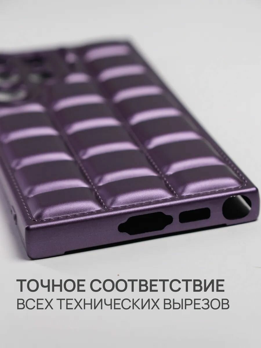 Чехол на Samsung S24 Ultra силикон + ABS (АБС); пластик противоударный; защита камеры — фото 1