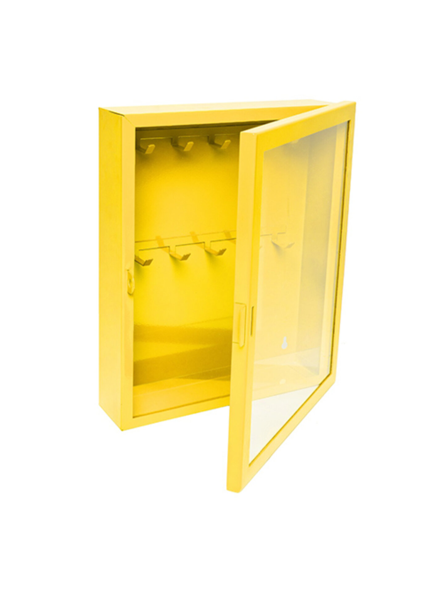 Станция блокировочная стальная закрытая, вместимость 10–20 замков, 285×360×75 мм