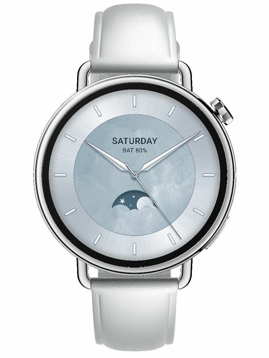 Картинки Смарт-часы Xiaomi Watch S4 41мм Leather Strap (белый)