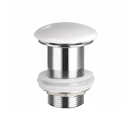 Донный клапан для раковины Ceramicanova CN2000 белый  без перелива