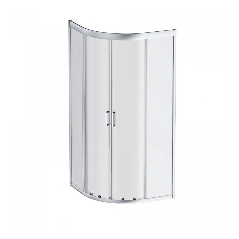 Душевой уголок AM.PM Gem W90G-401-090WT без поддона стеклянный 90x90 раздвижной немецкий