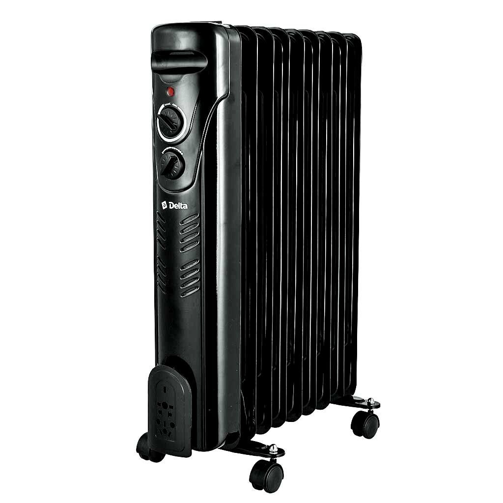 Обогреватель масляный Delta D10-9 2000 Вт 9 секций черный