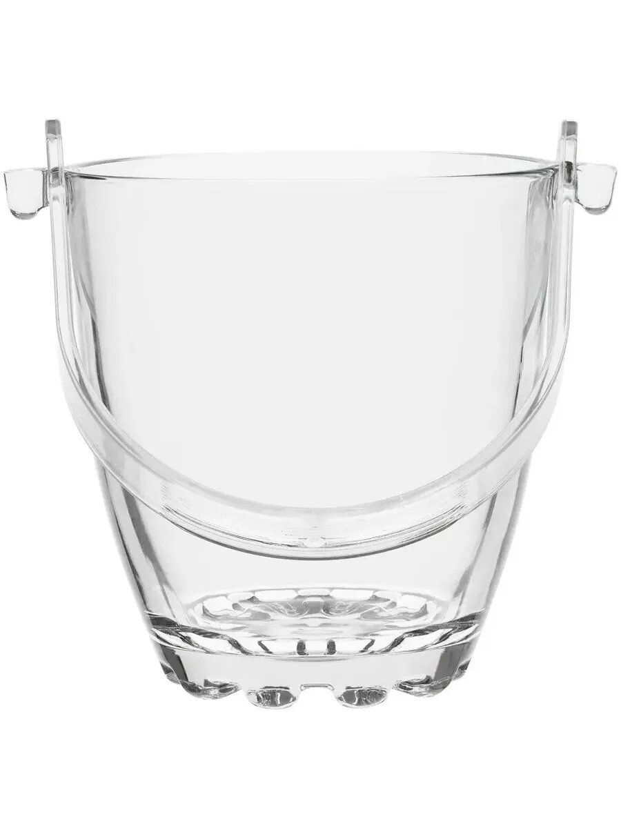 Стильное ведро для льда из стекла