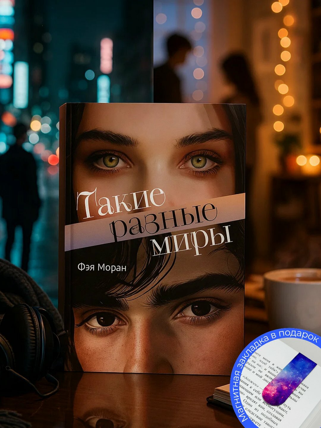 Книга Фэи Моран "Такие разные миры", мягкий переплет, черно-белые иллюстрации