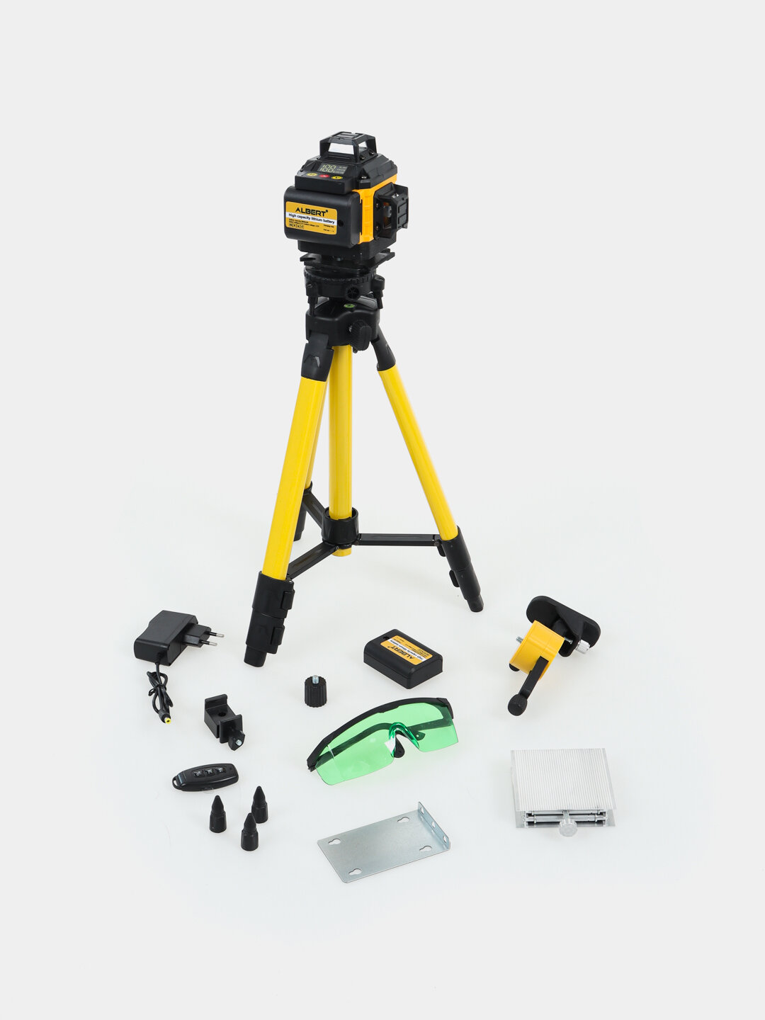 Лазерный уровень, профессиональный, ALBERT 4D, 360, 16 линия — фото 1