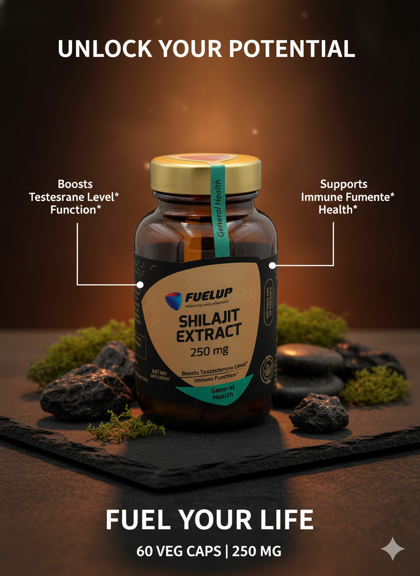 FuelUp Shilajit extract 250 mg 60 caps , ФуелУП Шилажит ехтракт 60