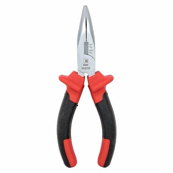 Длинногубцы изогнутые 160мм Master Basic EKF dgi-160-mas — фото 1