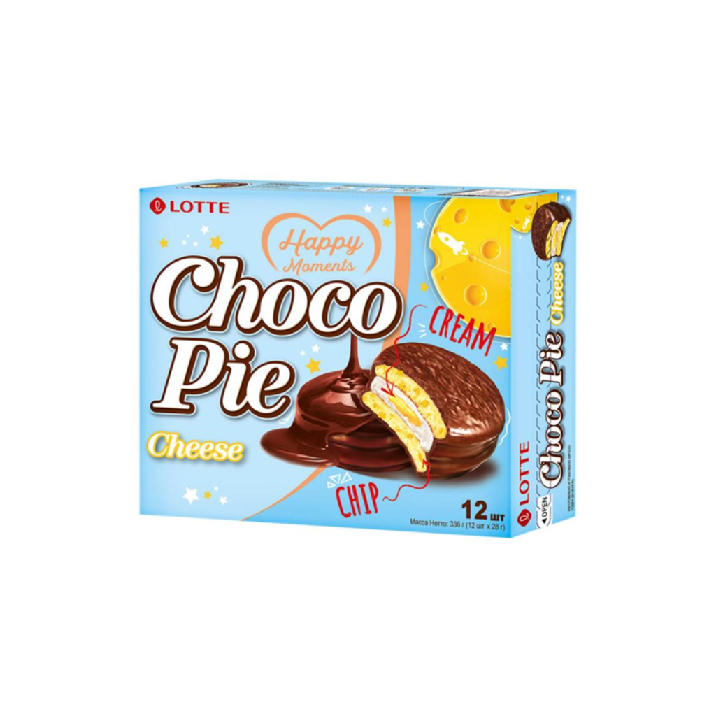 Пирожное Choco Pie сочетание классического десерта с необычным сырным вкусом 336 г Россия