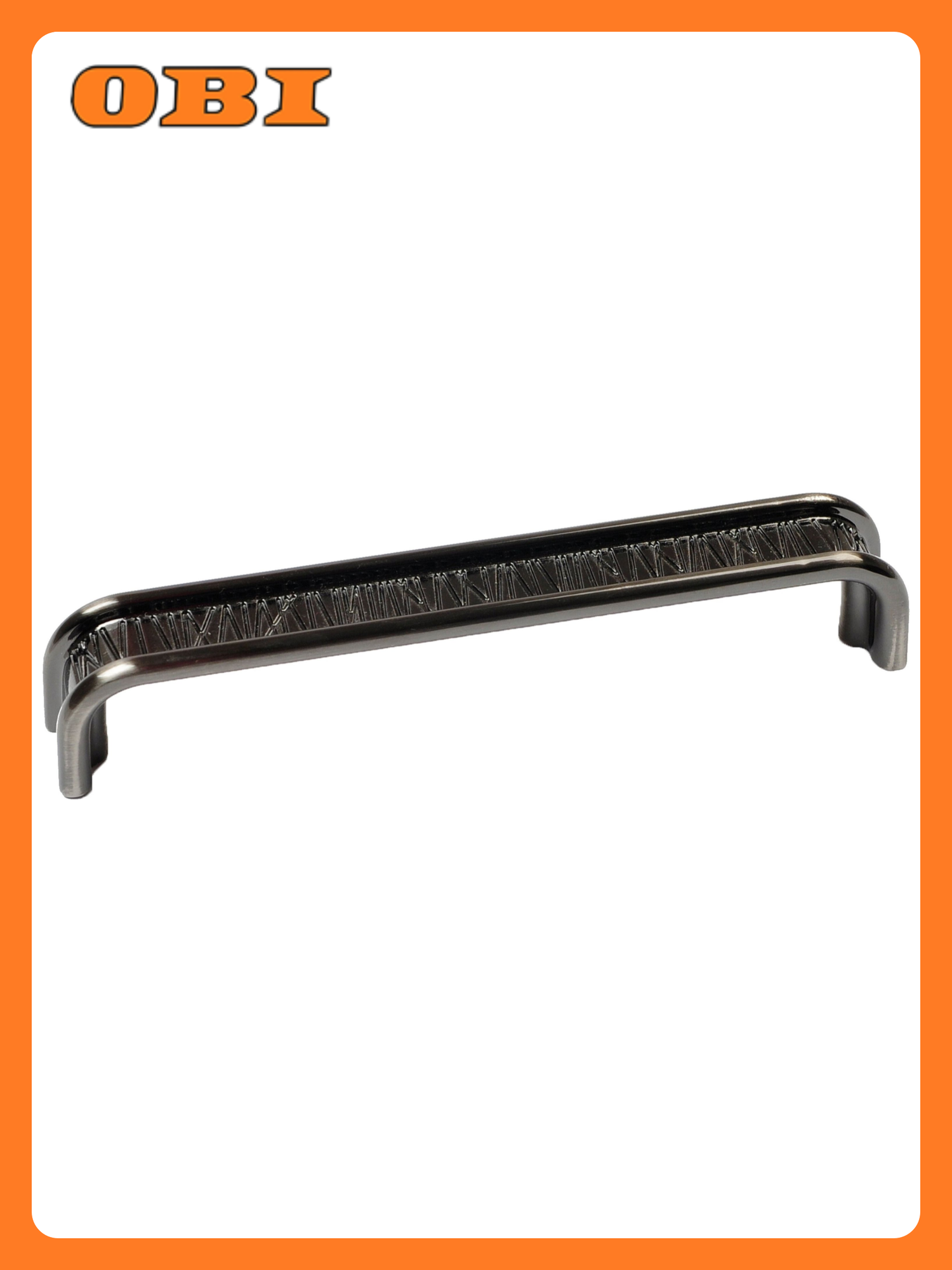 Мебельная ручка JET 133 цинковый сплав черная глянцевая 96мм