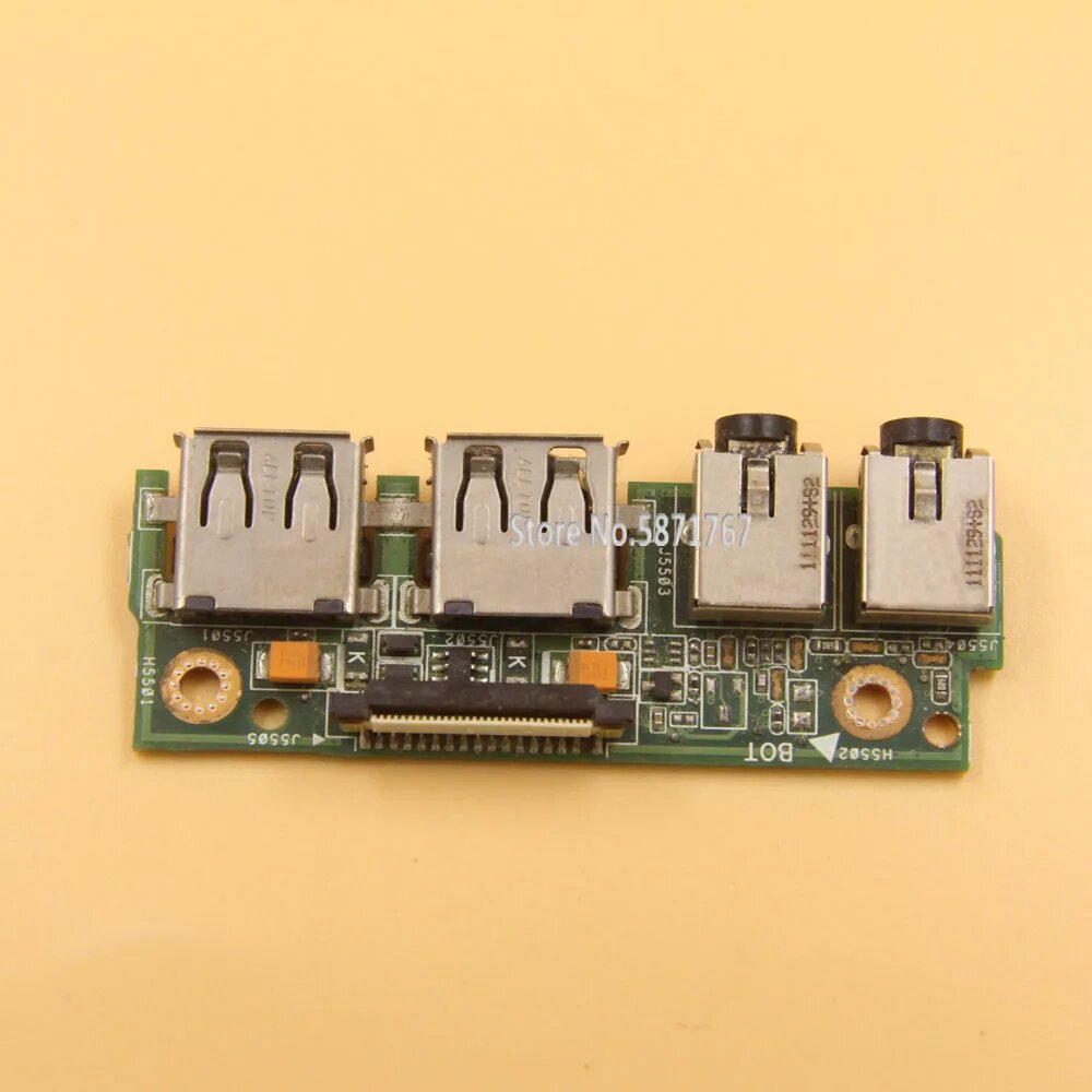 K43SD для ASUS K43 K43SV K43SD A43S X43S K43S K43SJ P43SJ K43E Аудио плата ноутбука USB 20 плата ввода-вывода Интерфейсная плата JACK Board