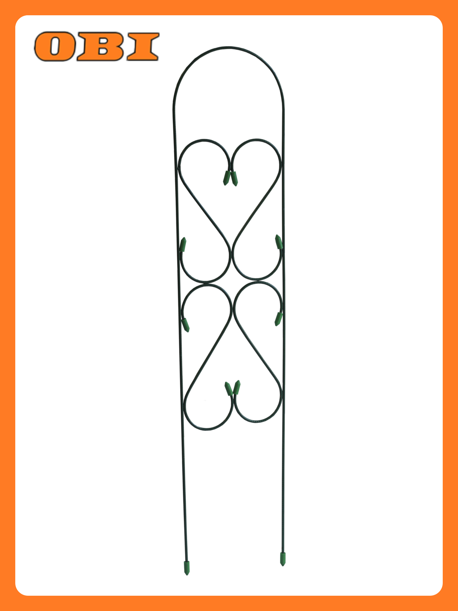 Шпалера Клевер С  Мини Узор   для вьющихся растений  неразборная  70 см  зеленая