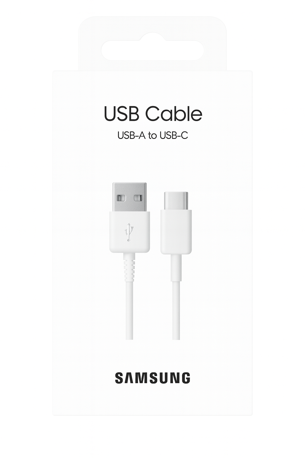 USB-кабель Samsung – кабель USB-A – USB-C (белый цвет) premium — фото 1