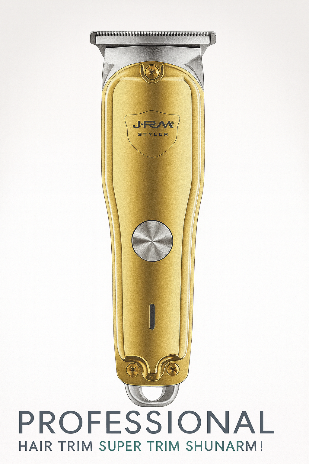 Триммер J.R.M. Styler M-071, для волос, профессиональный, металлический, USB, кермотитан