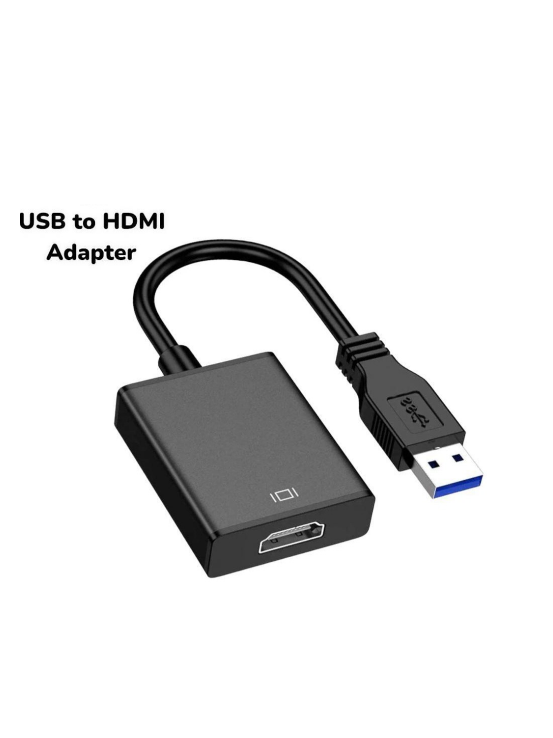 Адаптер USB → HDMI — небольшое устройство , которое преобразует сигнал с USB-порта в HDMI
