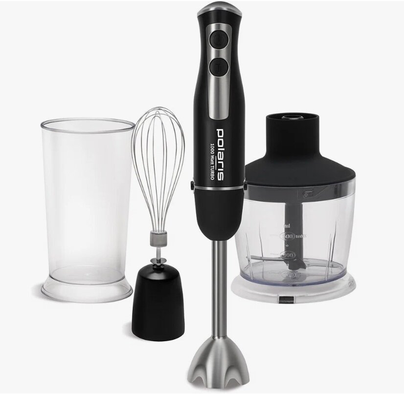 Блендер электрический POLARIS PH1065, 3в1, мощность 1000Вт, 220В