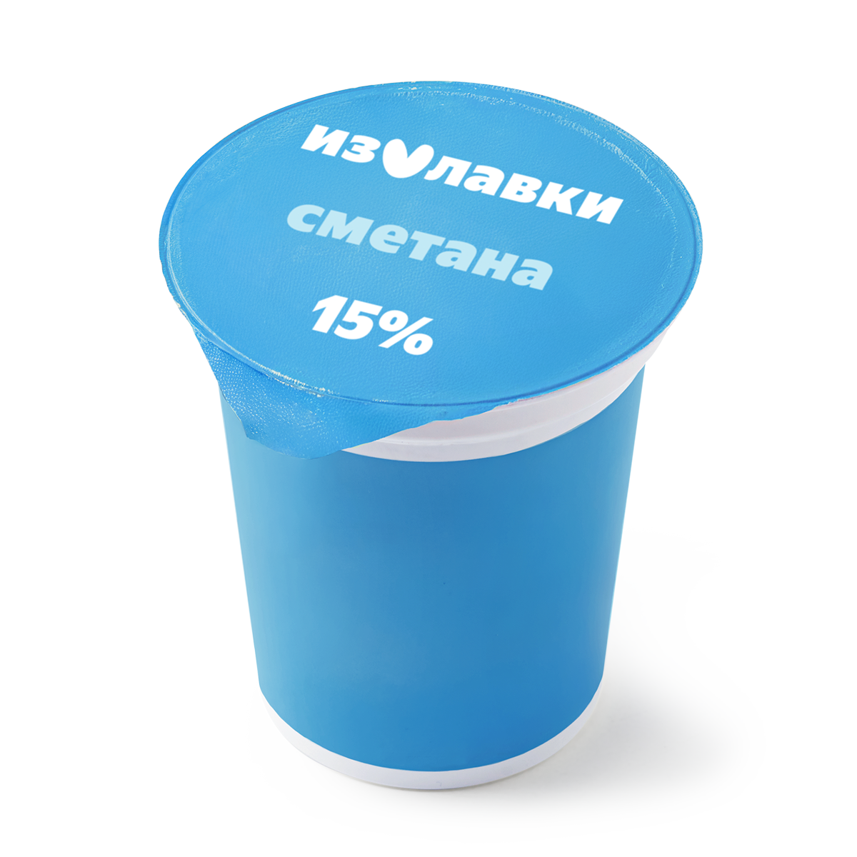 Сметана "Мой Маркет", 15%, без заменителя молочного жира, 300 г