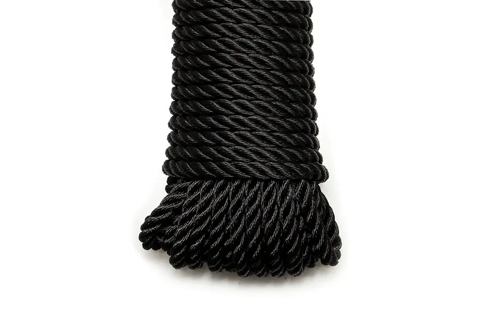 Канат крученый якорный 12 мм, длина 45 м, тест 2200 кг, цвет черный