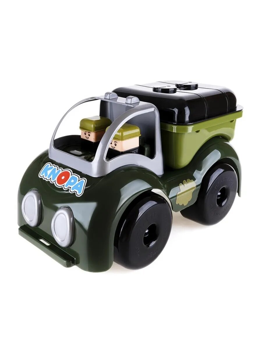 Машинка цистерна /Крепыш на войнушке/ 33 см кнопа