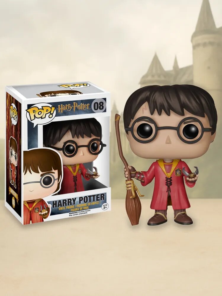 Фигурка декоративная Гарри Поттер с метлой №08