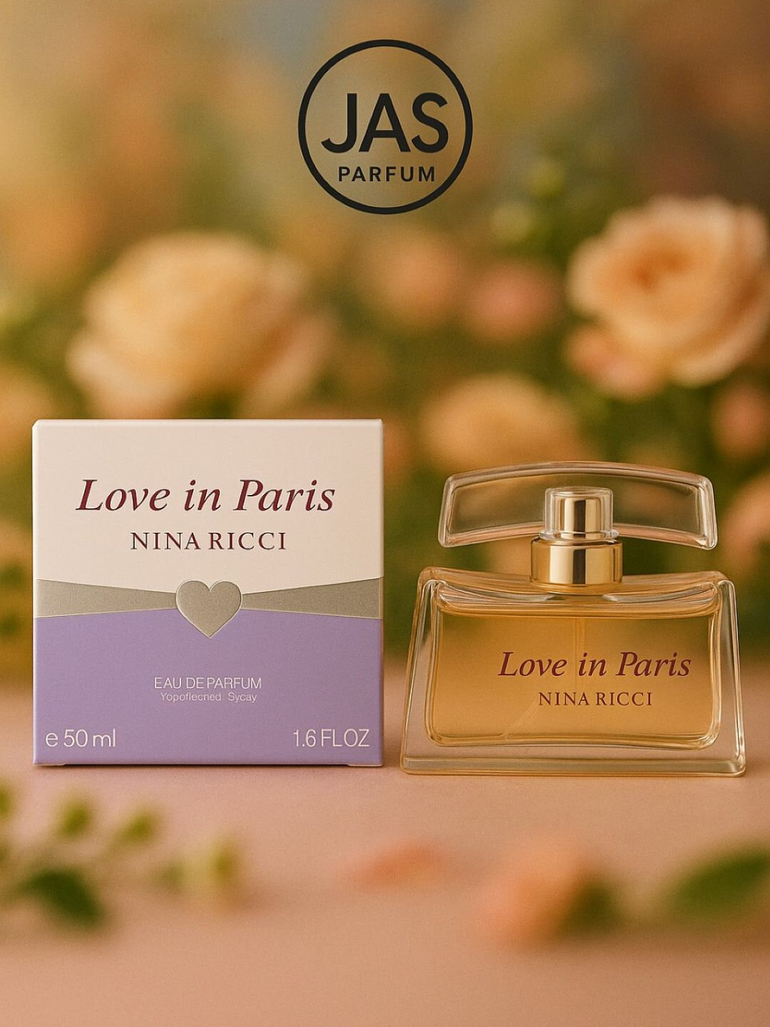 Парфюмерная вода для женщин Nina Ricci Love In Paris, 50 мл