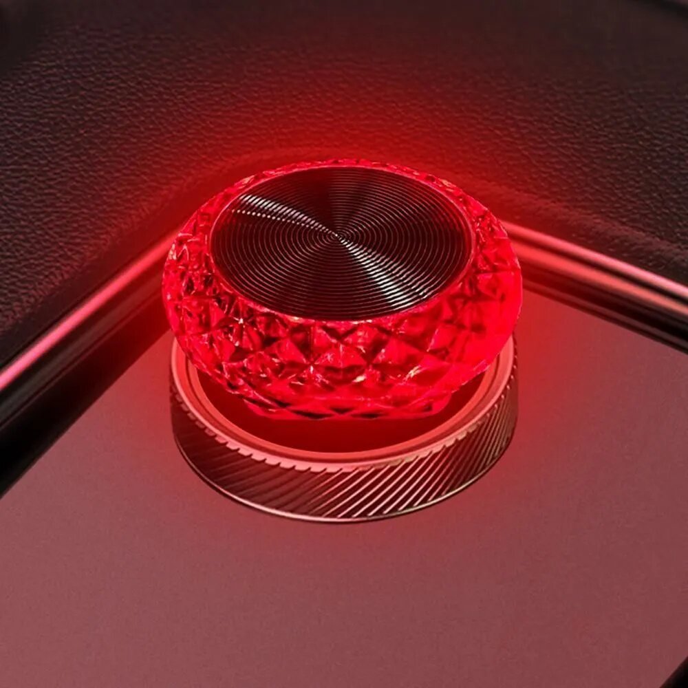 Автомобильный USB-светильник, Цветные декоративные огни, Подходит для свиданий, дома, красный