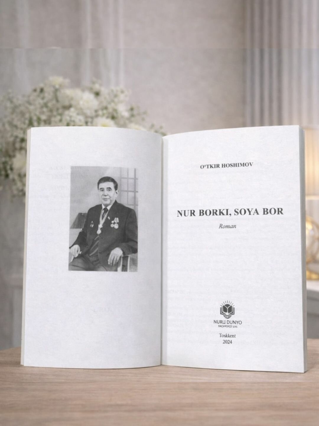 Нур борки, соя бор, Уткир Хашимов, на узбекском языке, латиница — фото 1