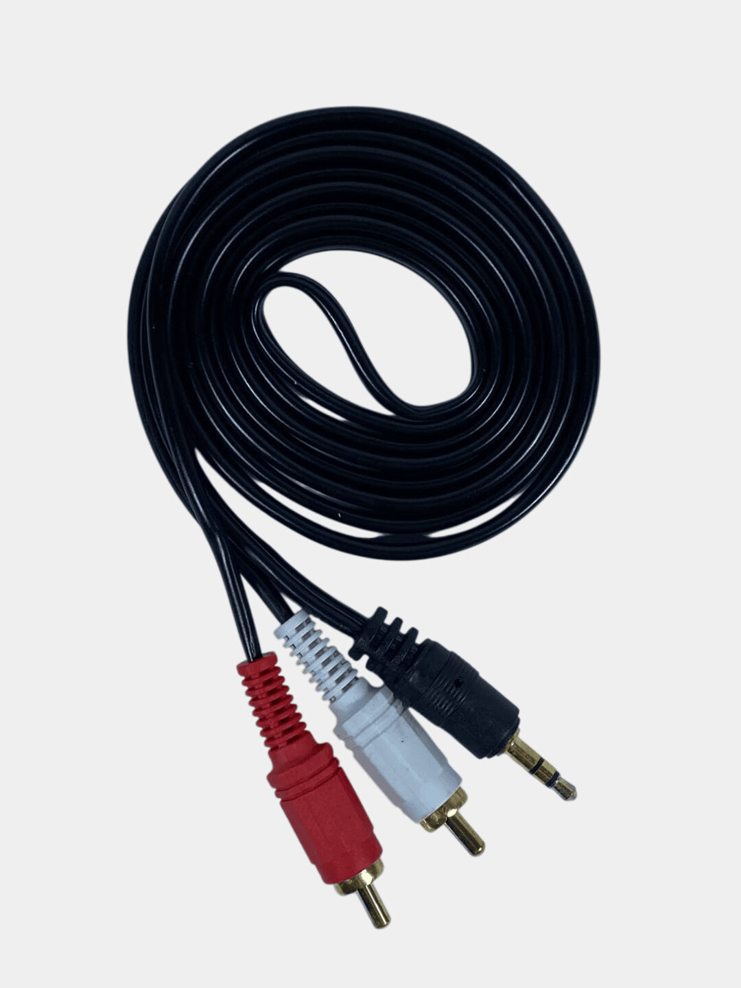 AV-кабели, шнур для DVD, TV, калонки и тюнера, 2x1, черный, качественный