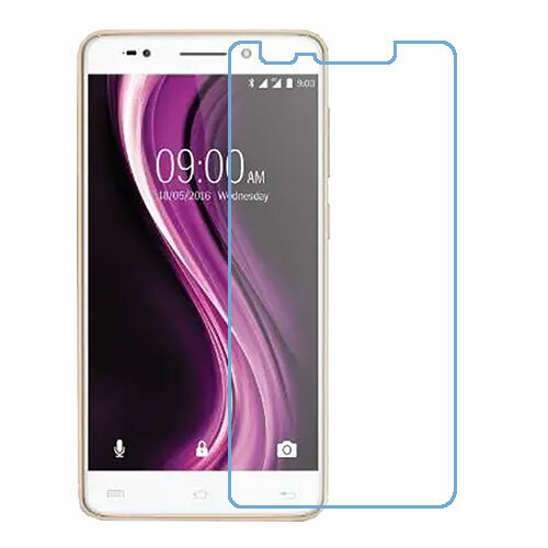 Скрин Мобайл защитный экран для Lava X81 из нано стекло 9H