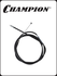 Трос включения сцепления CHAMPION, для культиваторов BC7723/1, сталь/пластик
