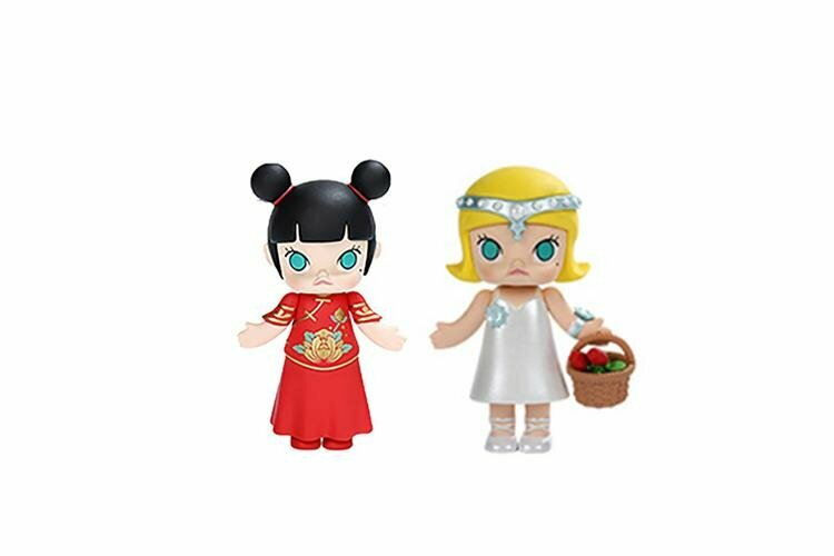 Коллекционные фигурки унисекс POP MART Molly Flowers Girl, Hidden Style December Princess Confirmed-Hidden+December Princess (Open)
