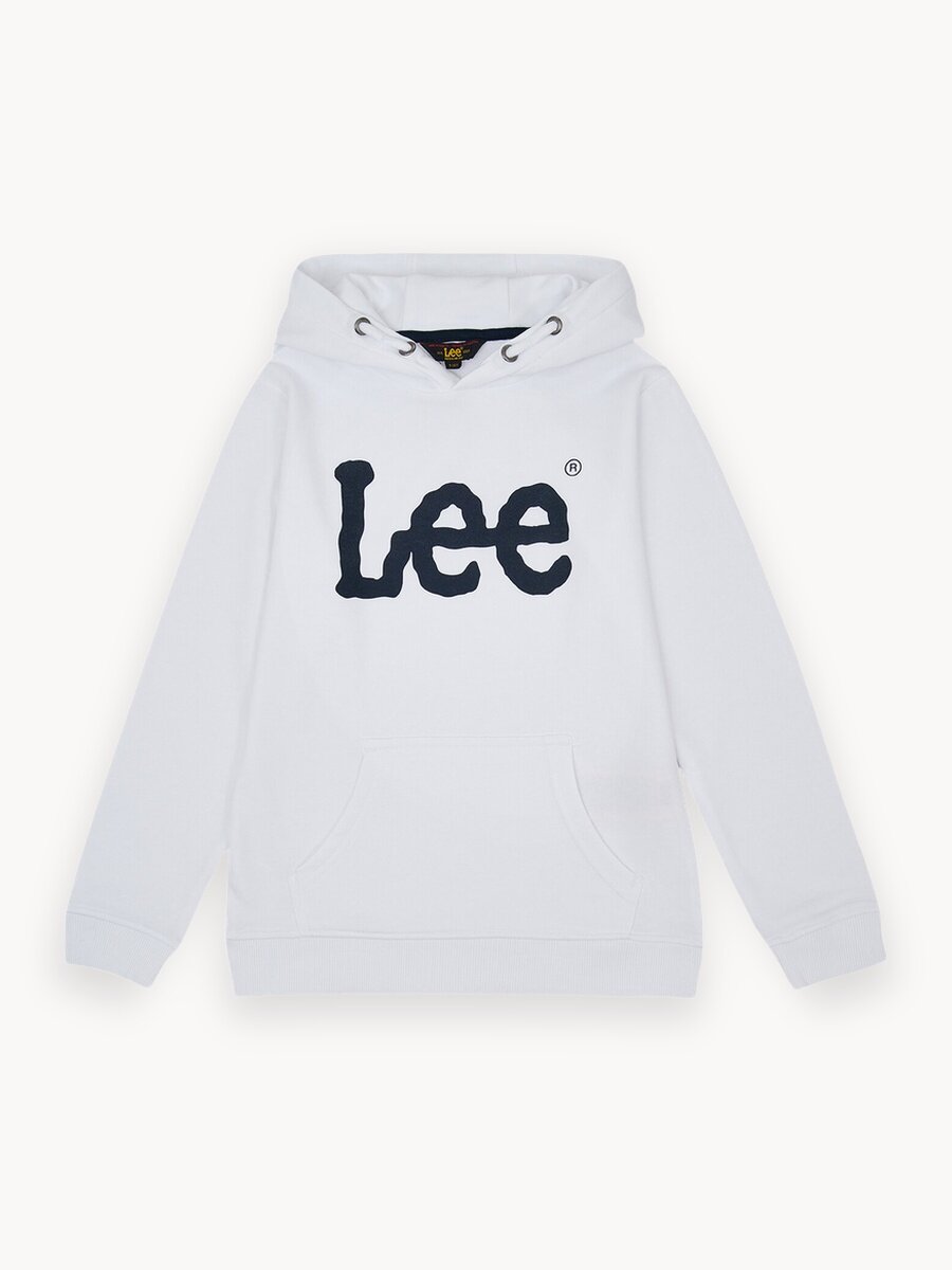 Худи Lee, размер 15-16 лет, белый,